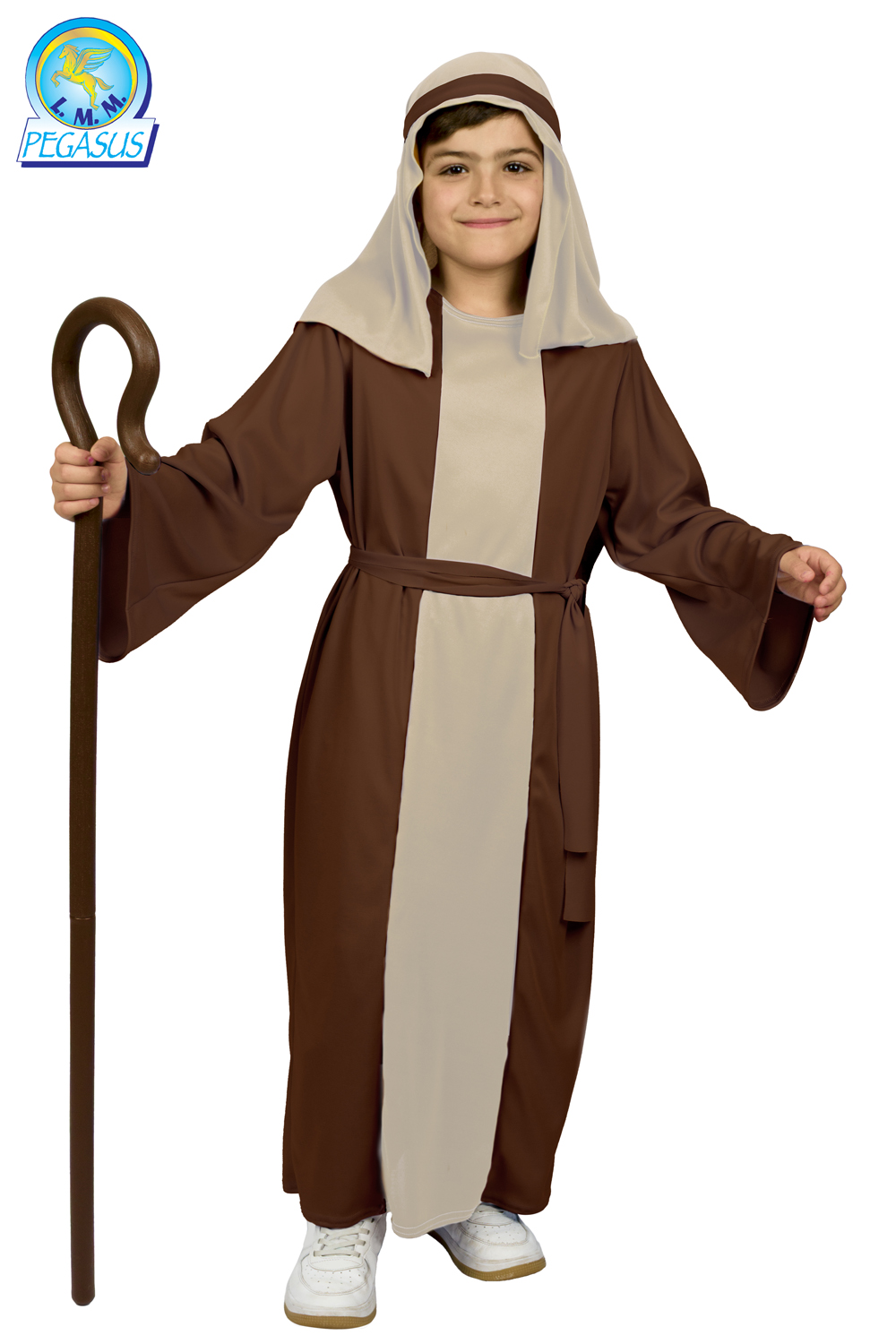 PASTORE DEL PRESEPE MARRONE ADULTO